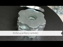 หัวกัดคาร์ไบด์ 6pt tct หัวกัด Scarifier บน Scarifier ไสคอนกรีตและเครื่องกัด